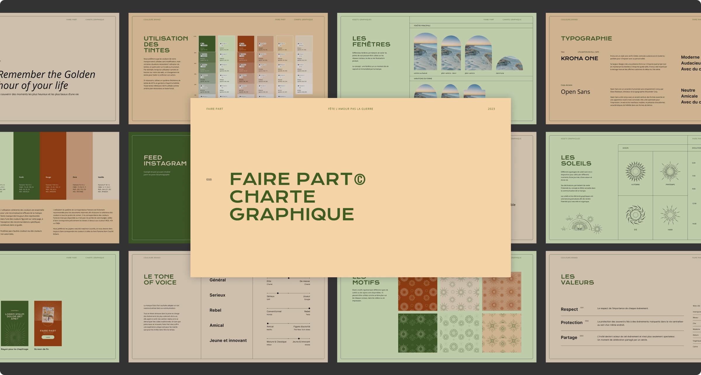 section width mockup