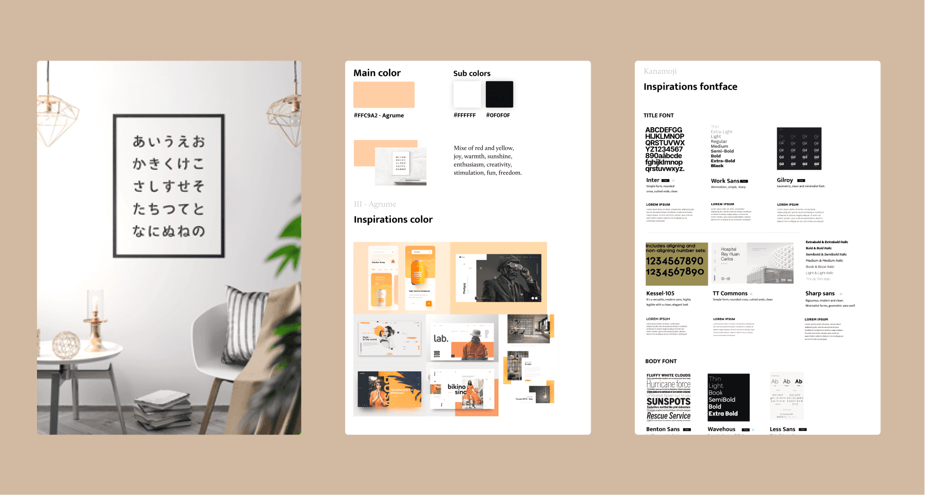 section width mockup