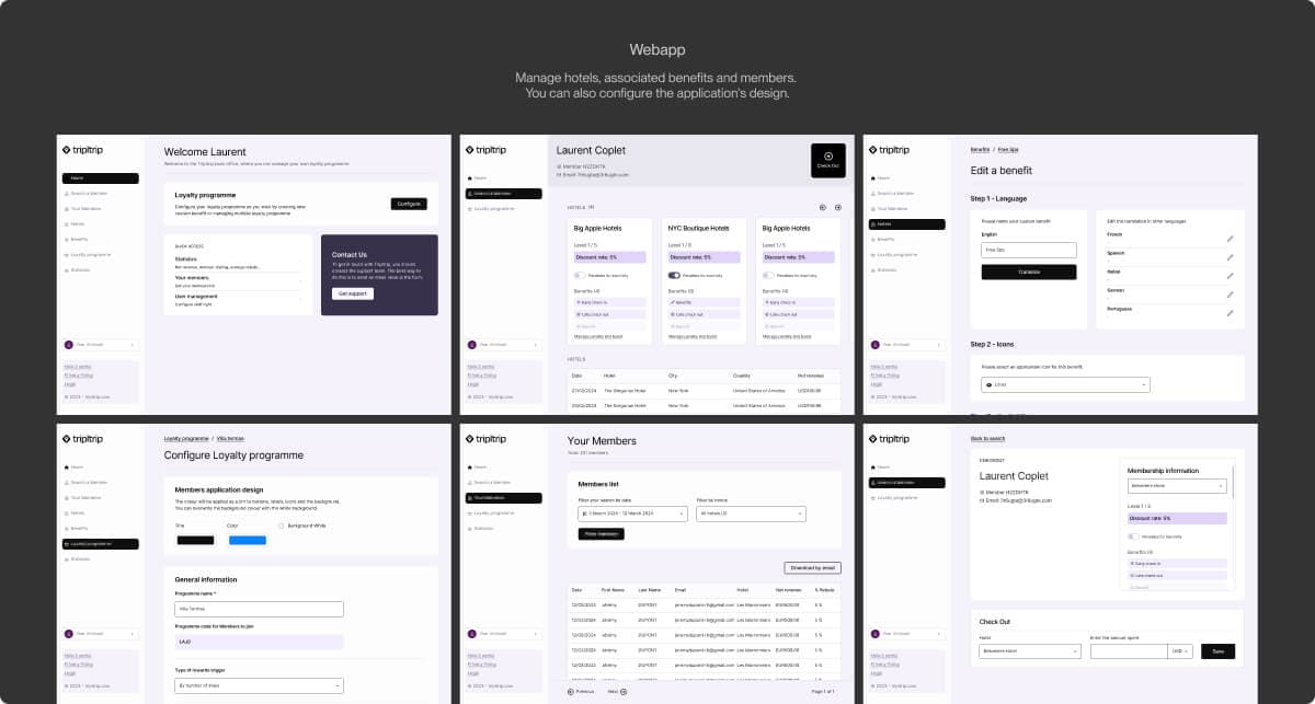 section width mockup